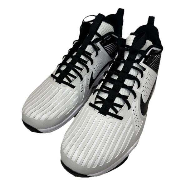 BRAND NEW Nike Zoom Force Savage Pro 3 13.5 Shark Cleats Black/White FJ8163-104 main image 5